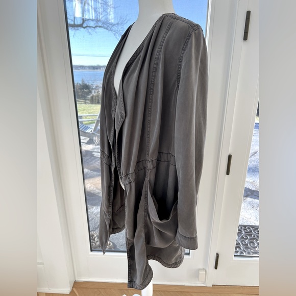 Anthropologie Hei Hei Grey Open Front Jacket - Size Small - Picture 12 of 16